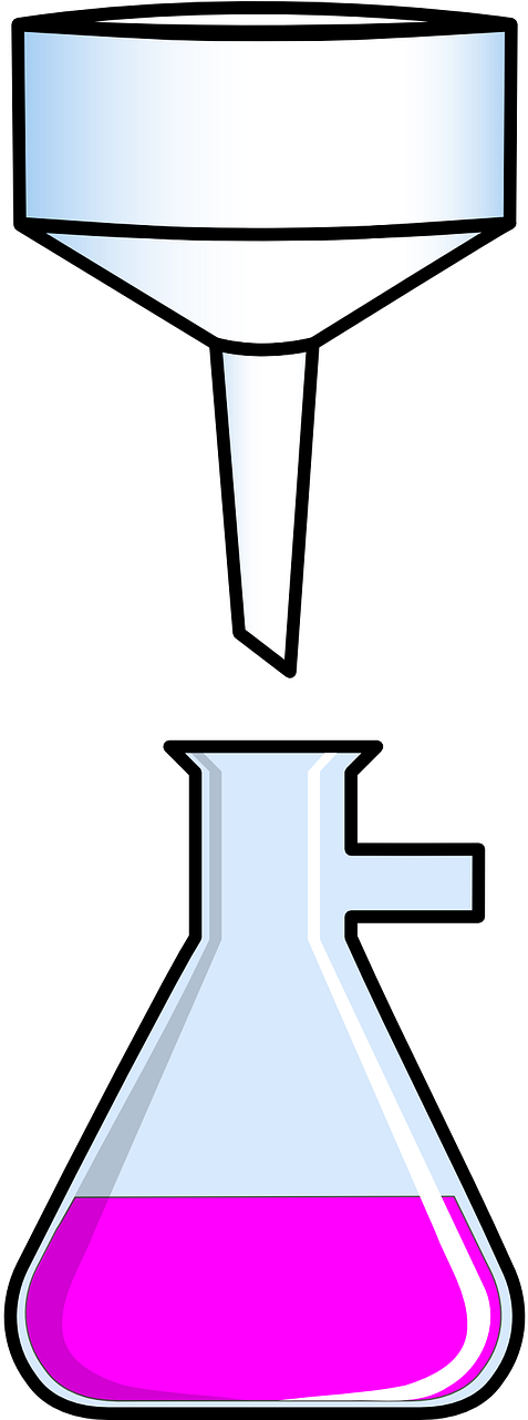 Filter Funnel Computer Icons Laboratory Funnel Clip - Clipart Filter (640x1280)