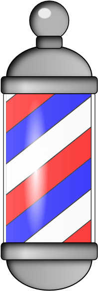 Barbershop Clip Art - Barber Shop Red And White Pole Meaning (234x597)