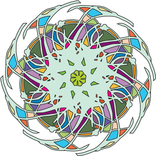 Tikigiki Abstract Element 23 Flower 555px - Tikigiki-abstract-element-023 Schnuller (555x555)