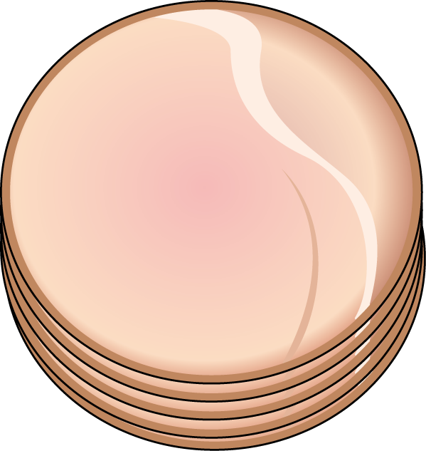Ham Clipart - Slice Of Ham Clipart (599x633)