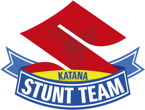 Powered By Suzuki Motorcycles - Bike Stunt Suzuki Team Logo (500x377)