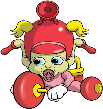 Flip-top The Police Bicycle - Cartoon (500x500)