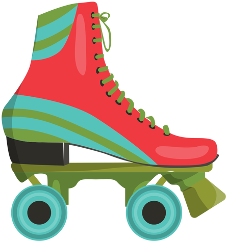 Red Roller Skate Shoe Transparent Png - Roller Skate With Transparent Background (512x512)