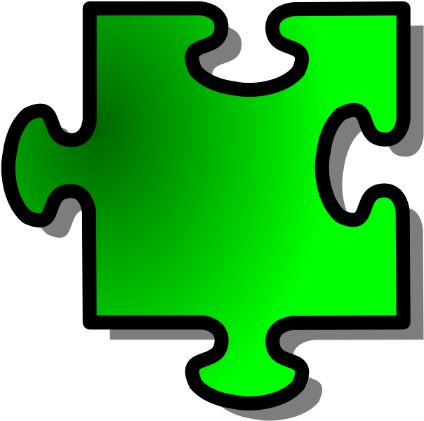 Free Green Jigsaw Piece 11 - Puzzle Pieces Clip Art (800x800)
