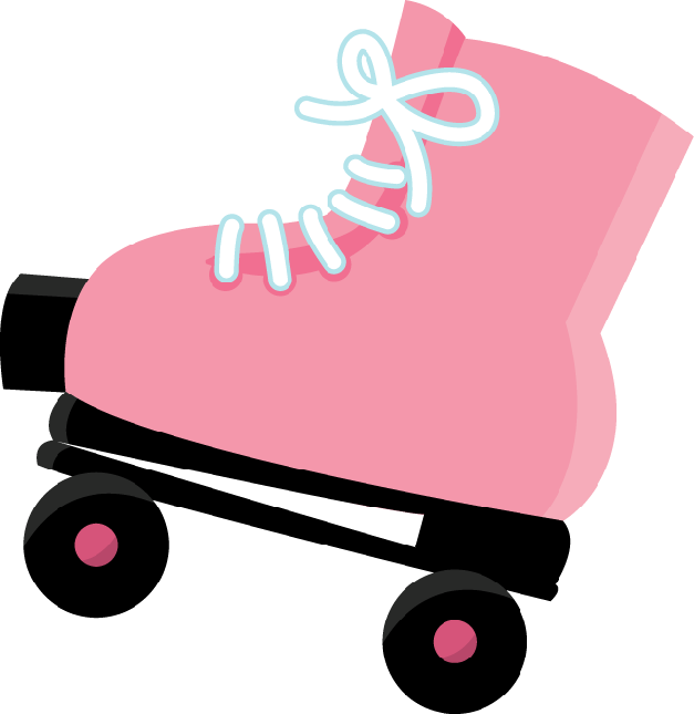 Say Hello - Roller Skate Clip Art (627x645)