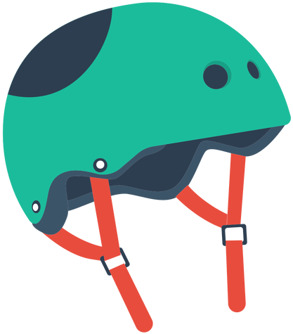 Roller Skate Helmet Icon - Speed Skater Helmet Clear Background (512x512)