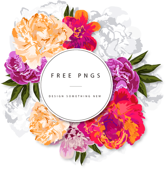 Free Watercolor Pngs - Watercolor Flowers Png Free (589x593)
