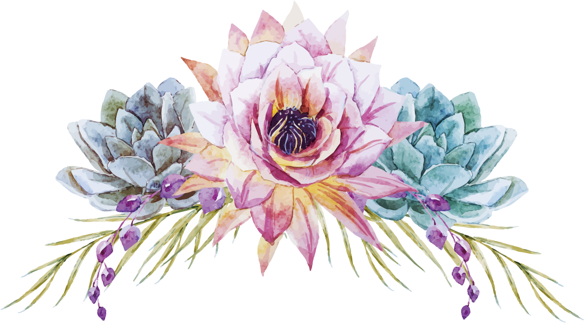 Watercolor Painting Floral Design Wedding Flower - Painted Flowers Png (1188x659)