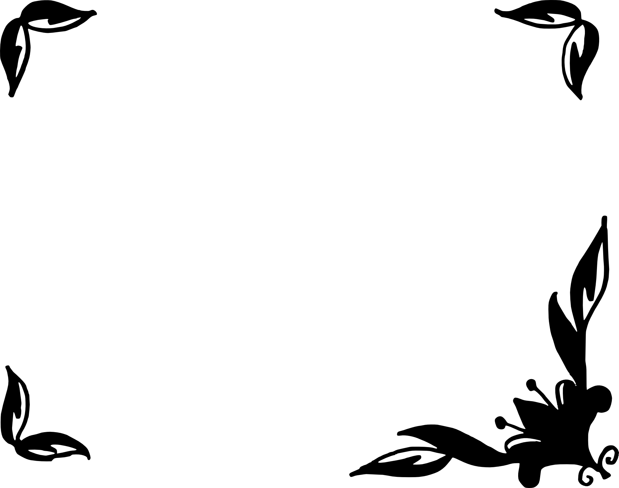 Simple Black Frame Png - Simple Black Frame Png (1995x1573)