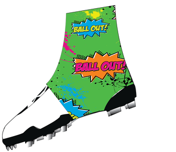 Neon Green "ball Out" Spats - Green (500x443)