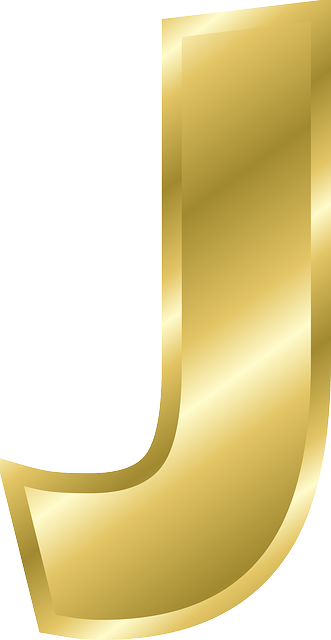 Golden Background, Hk > - Gold Letter J Png (331x640)