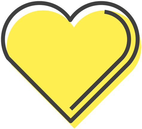 Yellow Heart Friendship Happy Transparent Png - Corazon Amarillo Png (512x512)