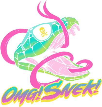 Omg Snek - Illustration (571x495)
