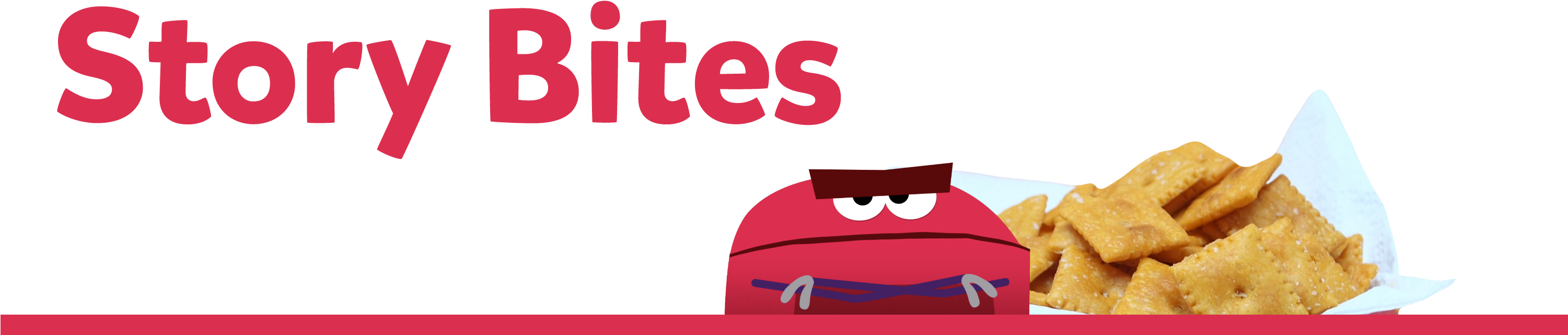 Savory Snack Story Bites - Fast Food (3000x744)