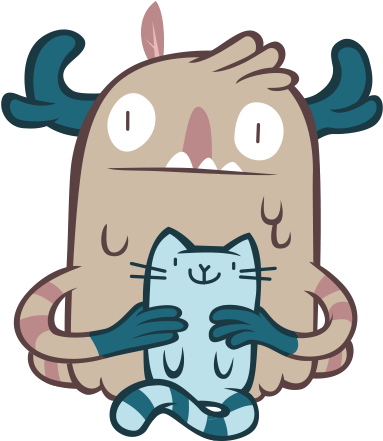 Creature Stickers For Quiz Up On Behance - Cartoon (480x480)