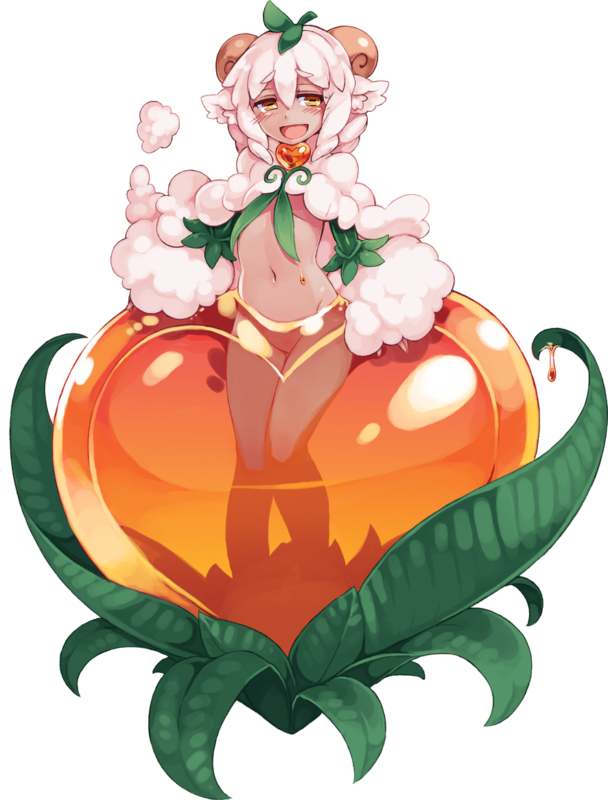 Flower Flowering Plant Plant Fictional Character Cartoon - Barometz Monster Girl (886x1166)