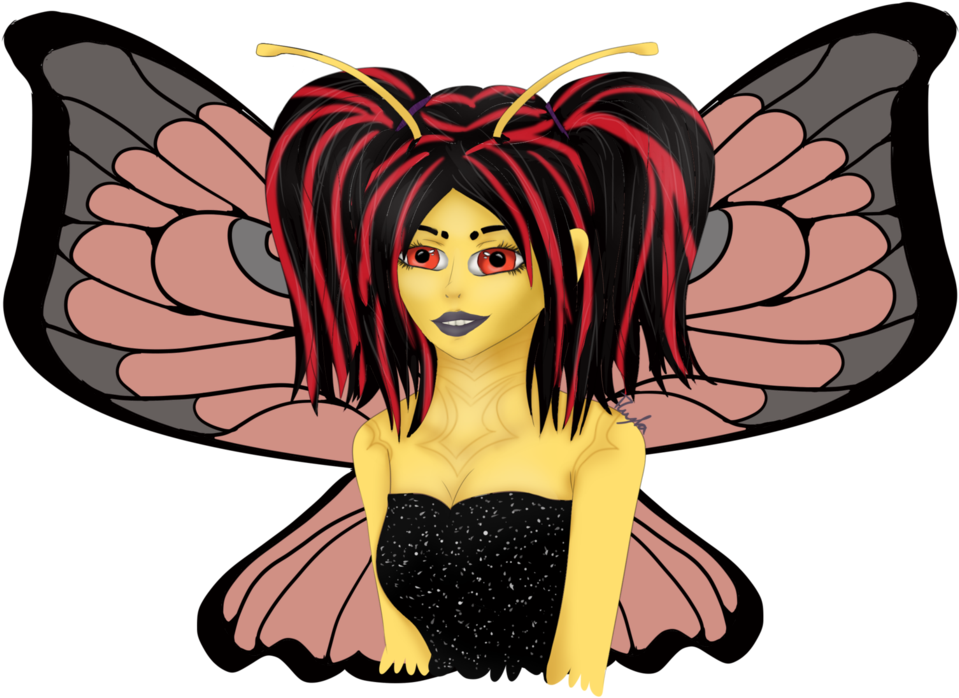 Luna Mothews Fanart By Twylatwyl - Monsters High Fan Art (1019x784)