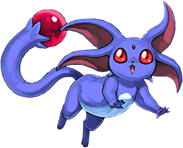 Crystal Beast Ruby Carbuncle [render] By Alanmac95 - Crystal Beast Ruby Carbuncle Espeon (792x628)