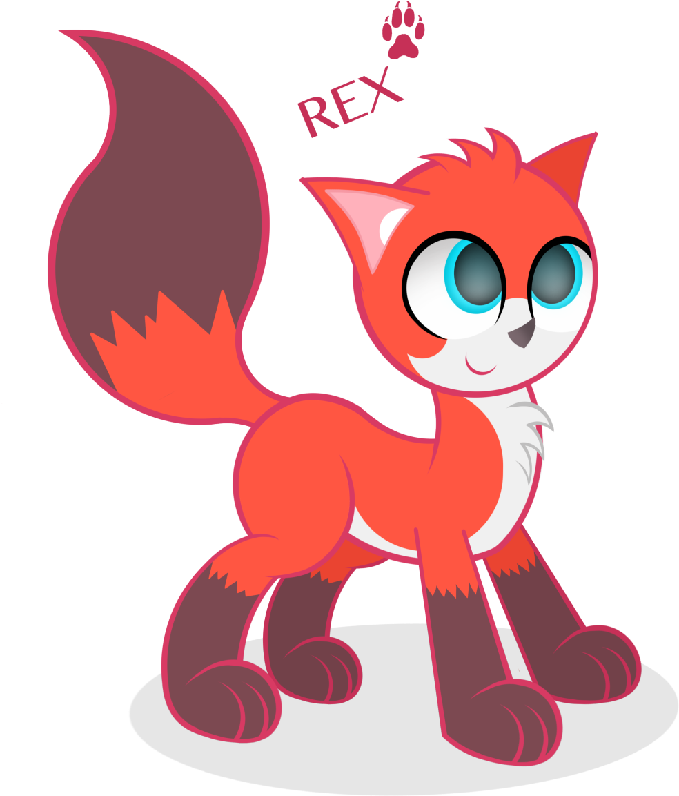 Cute Fox Mrdegradation Fox Ask-shaula - Cartoon (1280x1325)