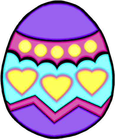 Classroom Treasures Easter Egg Clipart Sla2kv Clipart - Clipart Of Easter Eggs (400x511)