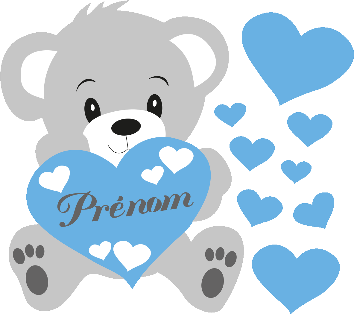 Ourson Bleu Png (1200x1200)