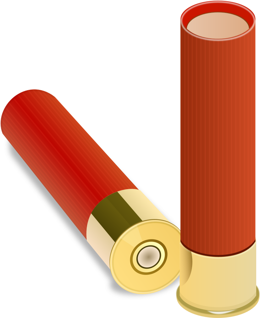 Shooter Clipart Shoot Gun - Shotgun Shell Clipart (827x1012)