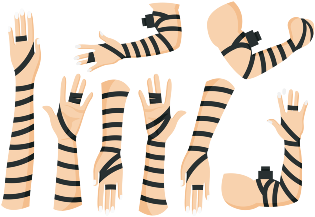 Black Leather Tefillin Hands - Tefillin Clipart Free (700x490)