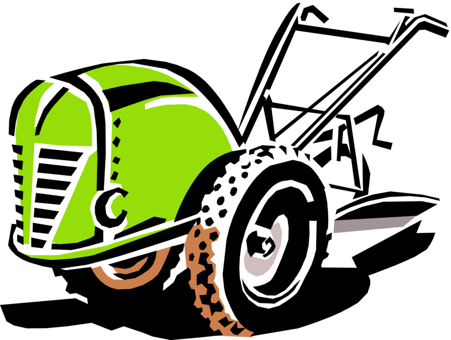 Vector Illustration Of Farm Equipment Plow Or Plough - Compound Machines (928x700)