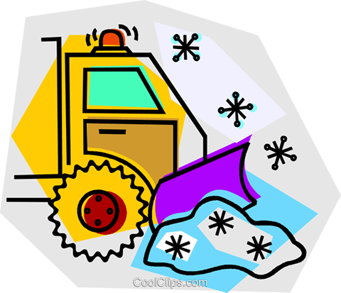 Snow Plow Royalty Free Vector Clip Art Illustration - Snow Plow Clip Art (480x413)