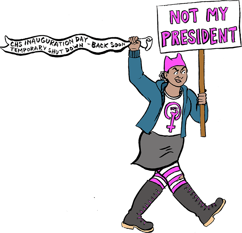 Capitol Hill Blog Had A Temporary Blackout For The - Cartoon (800x769)