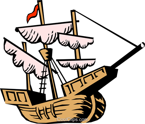 Cartoon Free Pictures And Fun Christopher Columbus - Happy Columbus Day Clip Art (480x411)