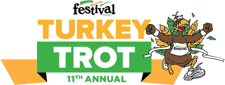 Festival Foods Turkey Trot Logo - La Crosse Turkey Trot (800x370)
