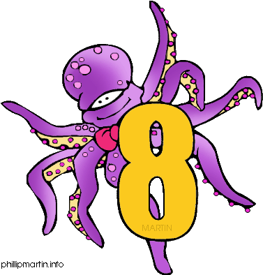 Congratulations - Sea Creatures Clip Art (418x434)