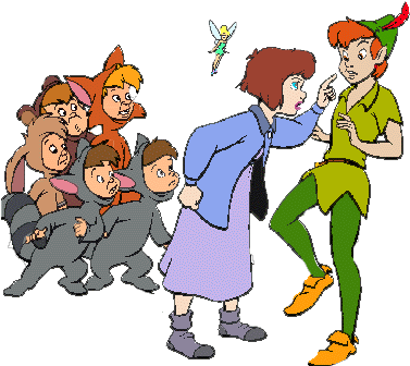 Featuring Peter Pan Jane Captain Hook Tinkerbell Octopus - Return To Neverland (392x349)