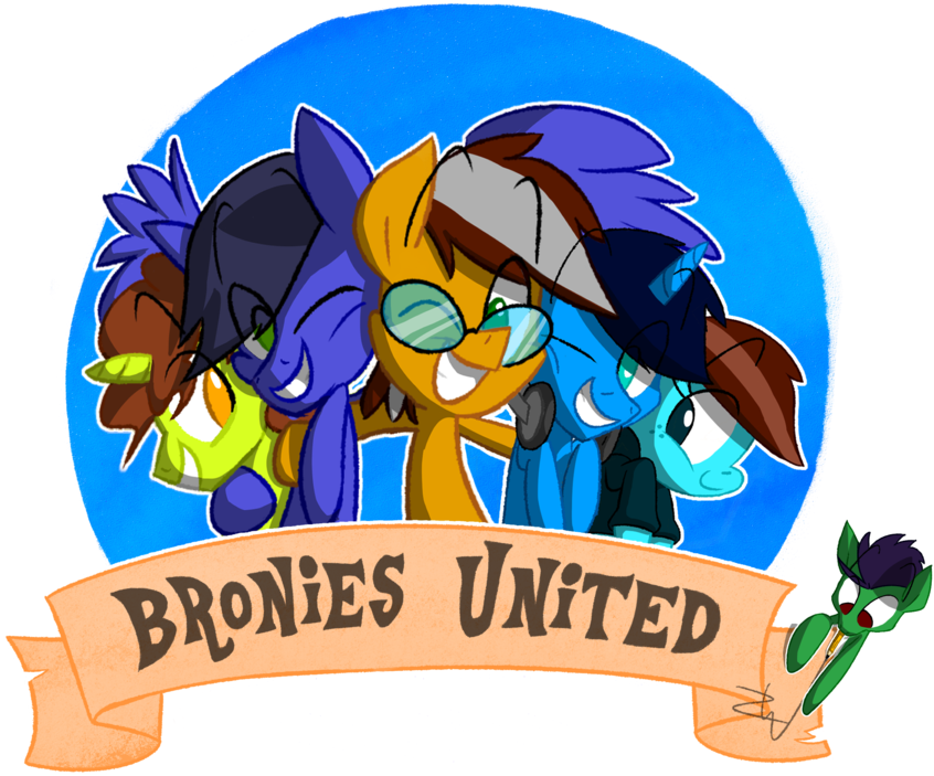 Bronies United Logo By Animation100 - Cartoon (1024x759)