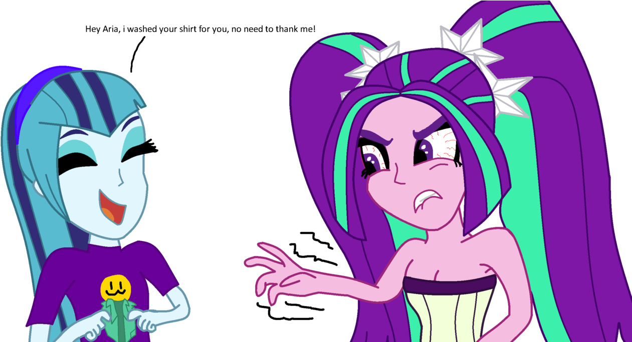 Angry, Aria Blaze, Artist - Cartoon (1280x683)