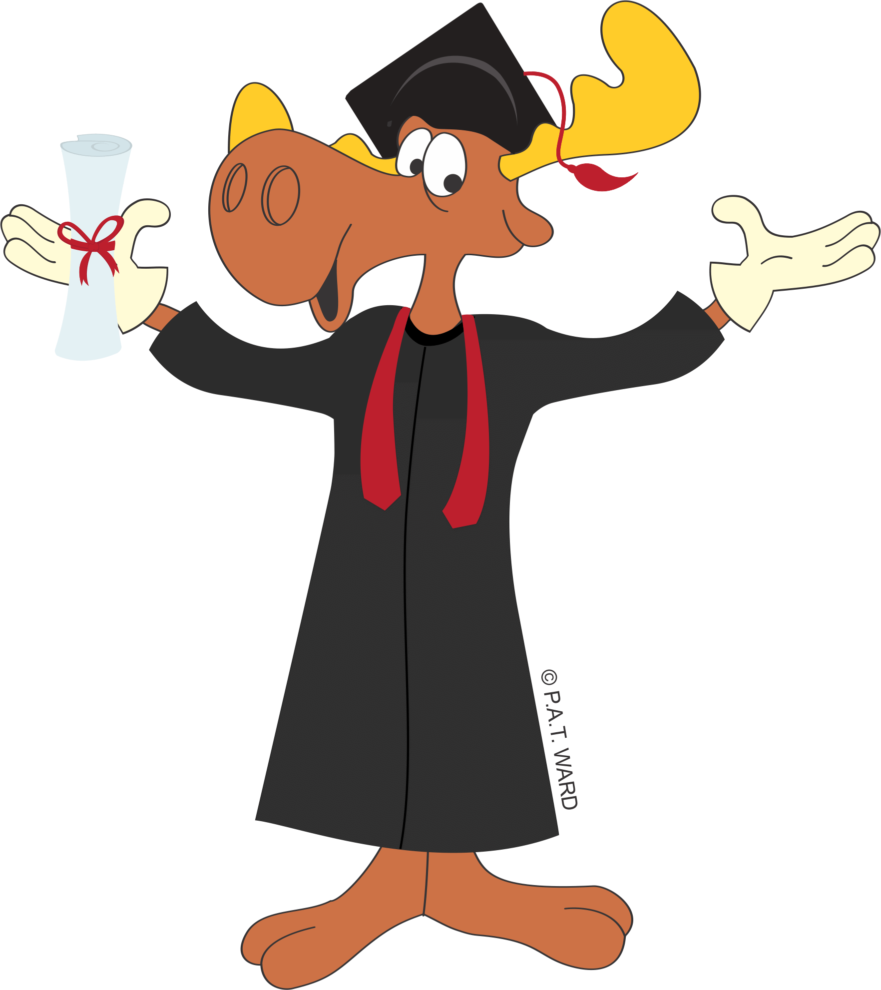 Frostbite Falls With No Bullwinkle - Professor Know It All (1764x1982)