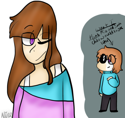 Mia By Red Planes - Cartoon (400x533)