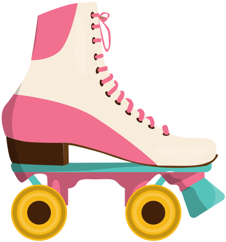Pink Roller Skate Shoe - Roller Skates Illustration (512x512)