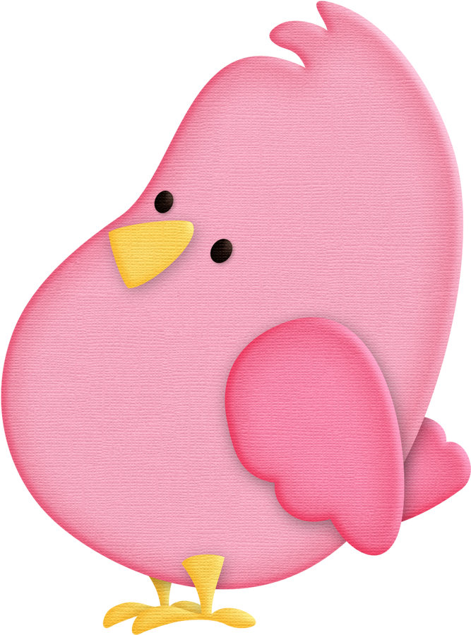 Pink Bird, Bird Watching, Patch Aplique, Clip Art, - Foundation Piecing (900x900)