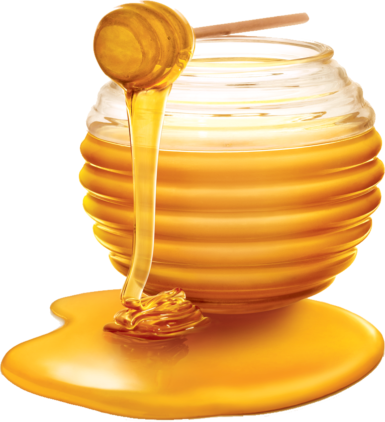 Bee And Honey Png (766x840)