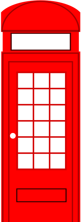 Telephone Booth Vectors, Photos And Psd Files - Telephone Box Cartoon (360x720)