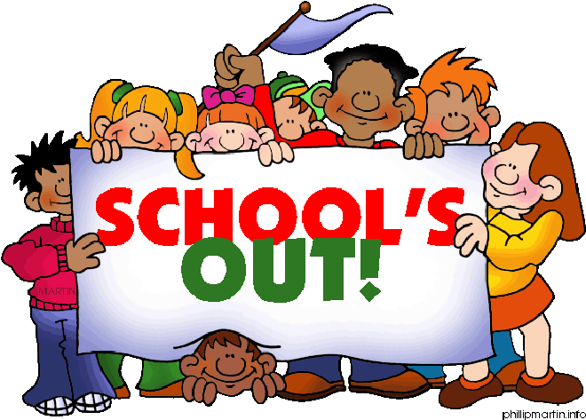 School Year End Clip Art - Schools Out For Summer (680x486)