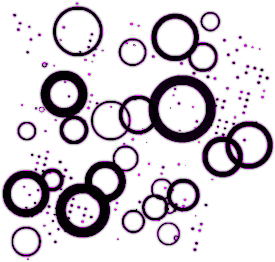 Ftestickers Geometricpatterns Circles Dots Overlay - Circle (1024x1024)