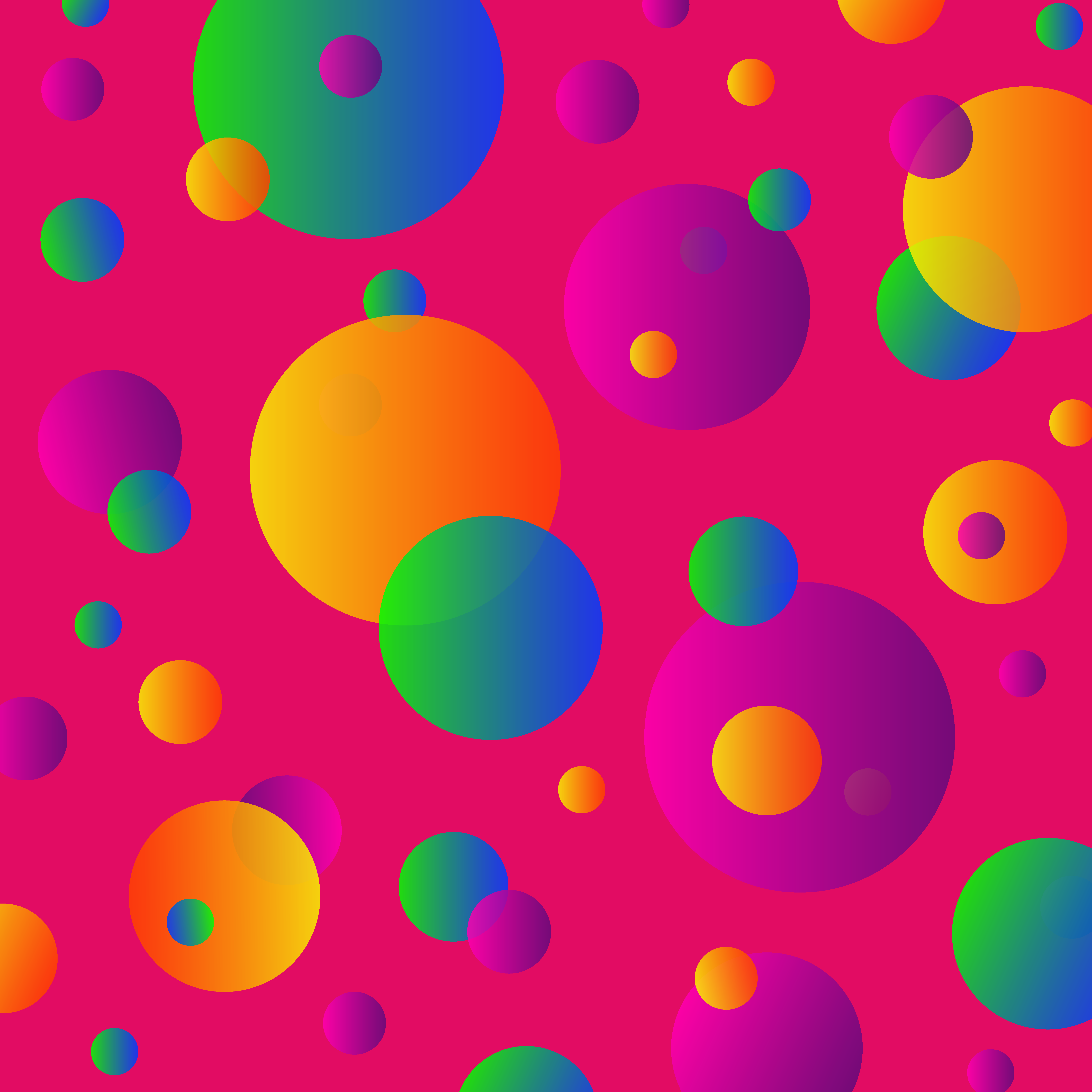 Circles, Colorful, And Dots Image - Party Pattern Clipart Png (7072x7432)