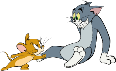 Cartoon Gold Tom And Jerry Clipart Png Png Images - Tom Tom And Jerry Clipart (400x400)