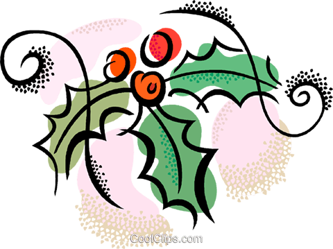 Azevinho E Hera Livre De Direitos Vetores Clip Art - Thumbnail (480x359)