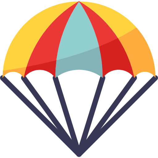 Parachuting Free Icon - Sports (512x512)