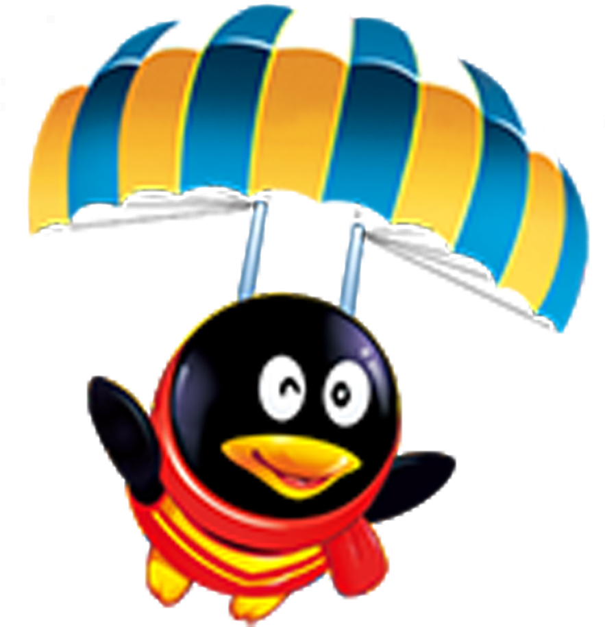 Penguin Parachute Icon - Penguin Parachute Icon (887x937)