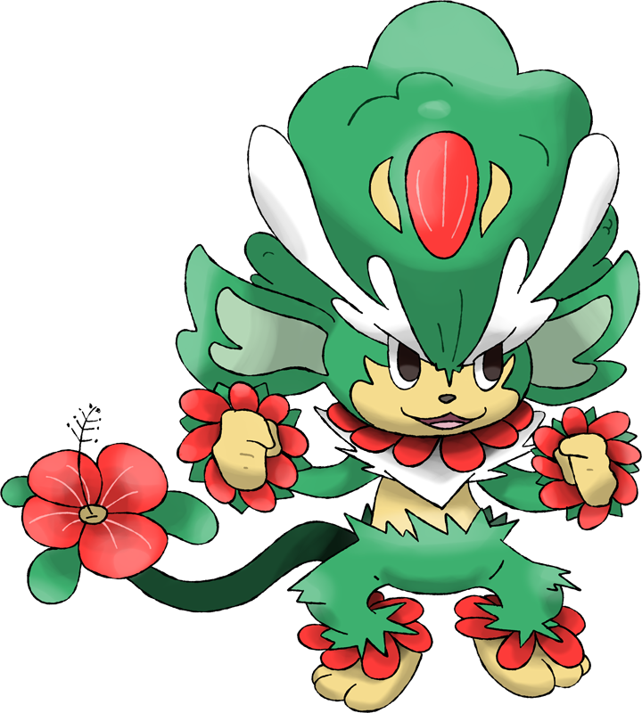 Mega Simisage Pokédex - Mega Pansage (720x800)